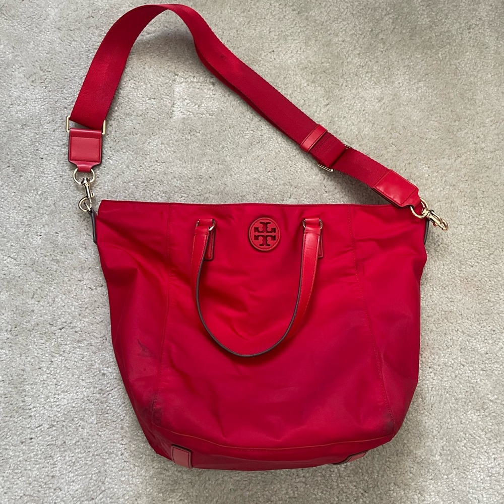Red Tory Burch bag